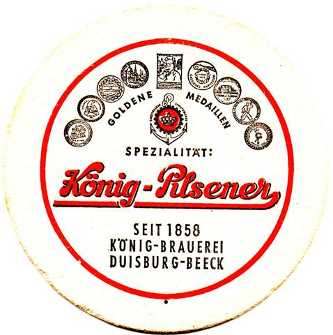 duisburg du-nw k�nig spezialit�t 6b (rund215-seit 1858-schwarzrot)